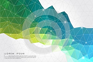 Polygon abstract background