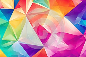 Polygon Abstract Backgrounds. prism Color