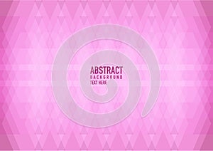 Polygon abstract on pink background. Light pink vector shining triangular pattern. An elegant bright illustration. Triangular patt