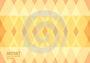 Polygon abstract on yellow background. Light yellow vector shining triangular pattern. An elegant bright illustration. Triangular
