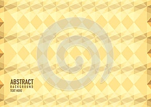 Polygon abstract on yellow background. Light yellow vector shining triangular pattern. An elegant bright illustration. Triangular