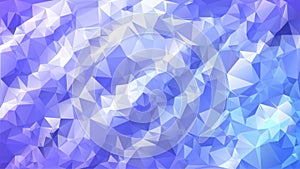 Polygon background. Triangle mosaic. Blue vector gradient. Geometric pattern. Diamond or ice texture