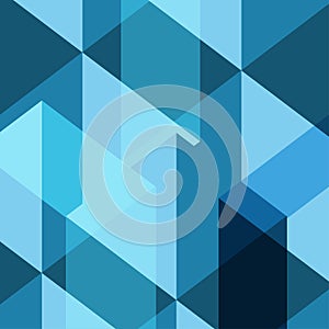 Modrý odstín náměstí vektor vzor 