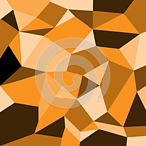 Orange shade square polygon vector pattern background