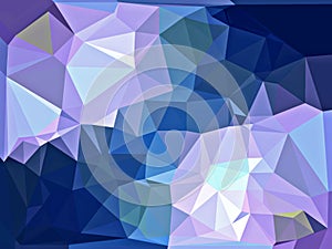 Polygon mosaic bright tone pattern