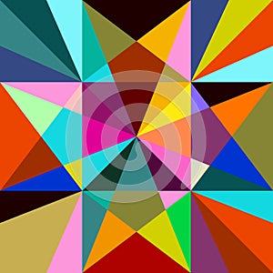 Colorful geometric plaid.