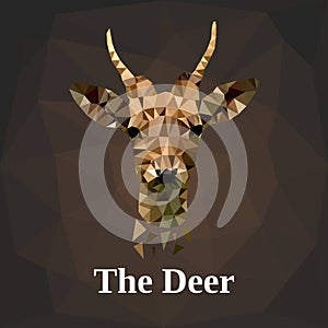 Polygon Vector Deer Head