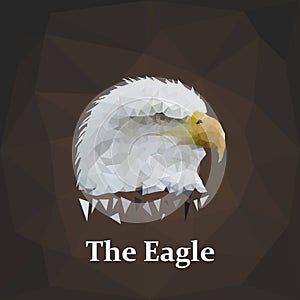 Polygon Vector Eagle Head