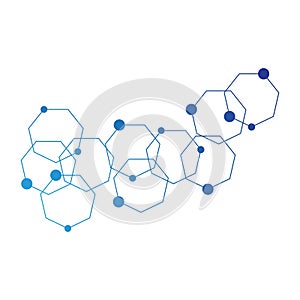 Polygonal abstract design