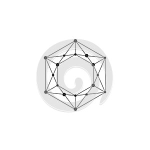 Polygonal abstract design