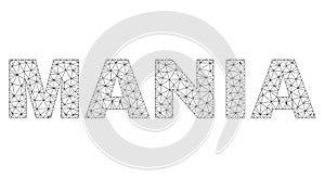 Polygonal Carcass MANIA Text Tag