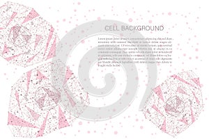 Polygonal cell background