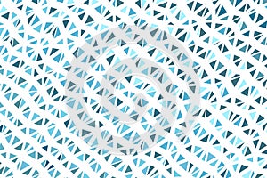 Polygonal dark blue mosaic background. Abstract low poly vector illustration. Triangular pattern in halftone style