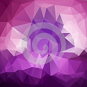 Polygonal geometric violet background.