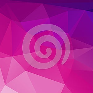 Polygonal geometric violet background.