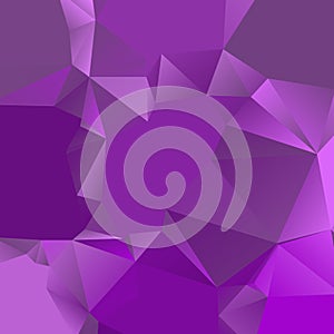 Polygonal geometric violet background.