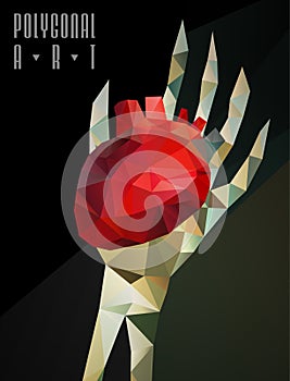 Polygonal modern elements