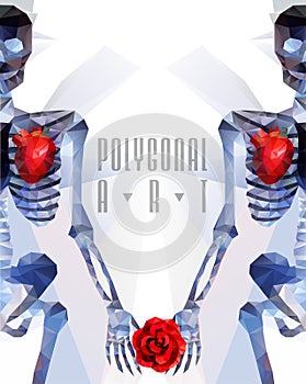 Polygonal modern elements