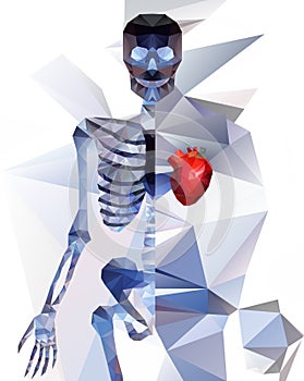 Polygonal modern elements