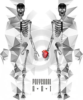 Polygonal modern elements