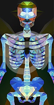 Polygonal modern elements