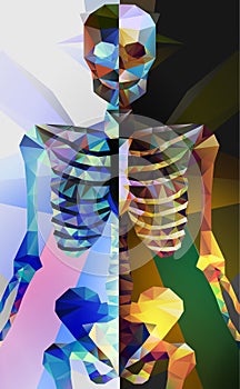 Polygonal modern elements