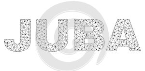 Polygonal Network JUBA Text Caption