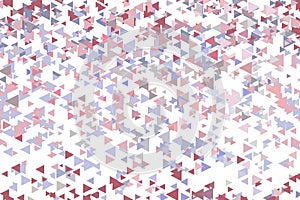 Polygonal pink mosaic background. Abstract low poly vector illustration. Triangular pattern, copy space. Template