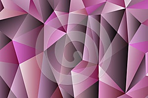 Polygonal rainbow mosaic background. Abstract low poly vector illustration. Triangular pattern, copy space. Template