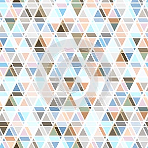 Polygonal rainbow mosaic background. Abstract low poly vector illustration. Triangular seamless pattern. Template