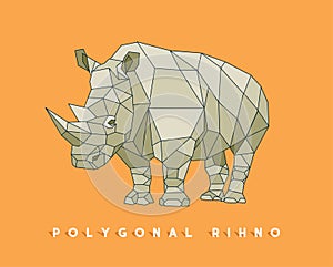 Polygonal rhinoâ€“ stock illustration â€“ stock illustration file