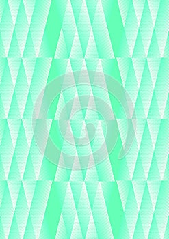 Polygonal white and green background with fine texture
