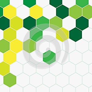 Polygone color shape background.