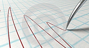 Polygraph Needle And Drawing