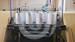 Polygraph yarn at the printing factory