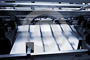 polygraphic process in printing house