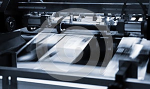 Polygraphic process in a printing house