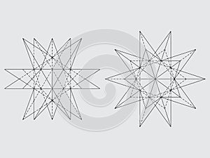 Polyhedron drawing