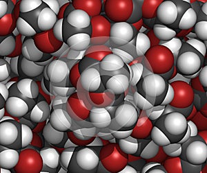 Polylactic acid (PLA, polylactide) bioplastic.