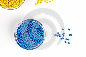 Polymeric dye. Plastic pellets. Colorant for plastics. Pigment in the granules