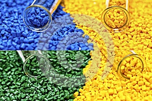Polymeric dye. Plastic pellets. Colorant for plastics. Pigment i