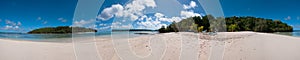 Polynesia Paradise Crystal Water white sandy beach