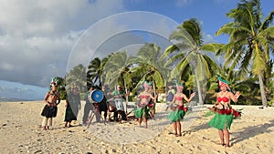 Polynesian Pacific Island Tahitian dance and music group