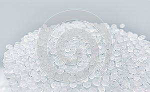 Polypropylene granule background texture