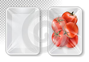 Polypropylene plastic packaging for vegetables