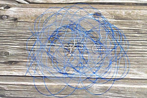 Polypropylene Suture, sterilized surgical needled non-absorbable suture, indicated for use in general soft tissue approximating, photo