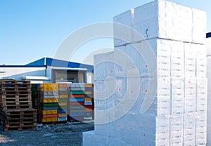 Polystyrene boxes