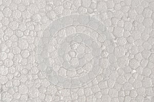 Polystyrene ,Styrofoam foam texture and background. White foam sheet plastic
