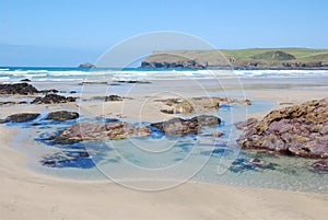 Polzeath beach vista
