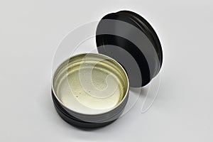 Pomade - Black Aluminium Tin Can